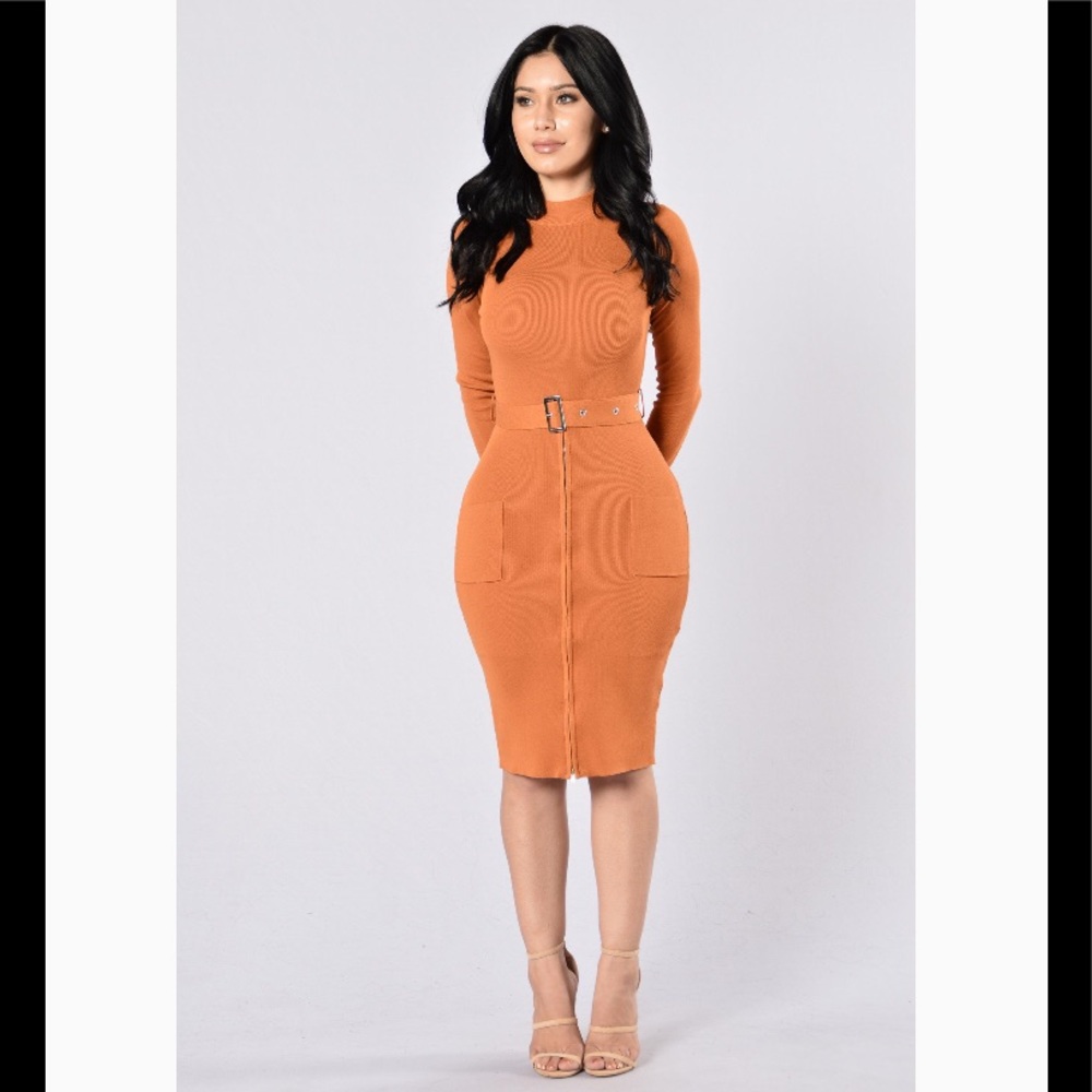Fashion Nova “Effect” Midi Dress